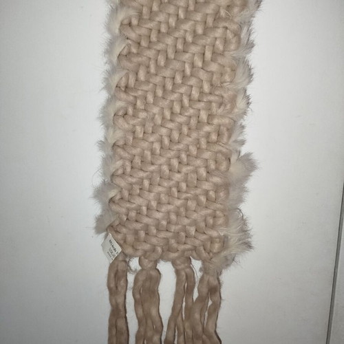 Beige scarf like new, made in Italy, 120cm x 12cm