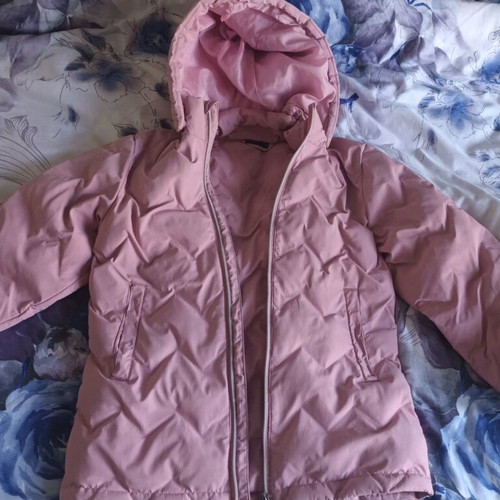 Girls' jacket size 9 years like new, pink