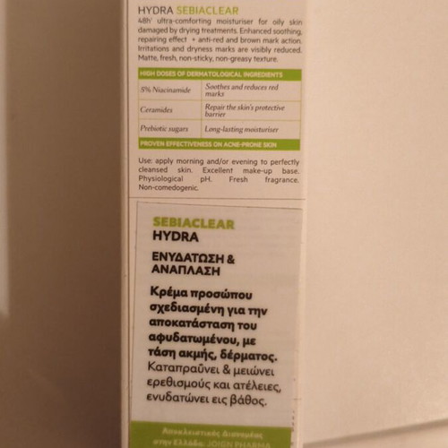Svr Hydra Sebiaclear Repairing Moisturizer like new for acne prone skin