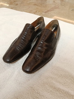 Morechi leather shoes size 45-46 like new, brown