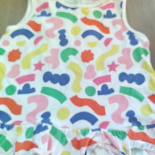 Mothercare leggings and T-shirt set like new, colorful, size 110