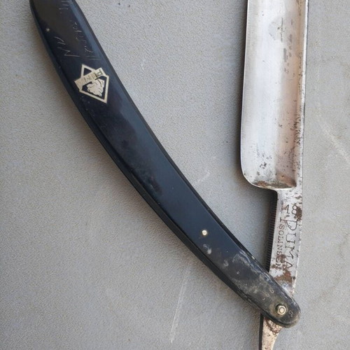 Puma Solingen Model 18 Vintage Straight Razor used