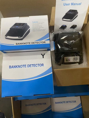 Banknote counter rechargeable and counterfeit detector new
