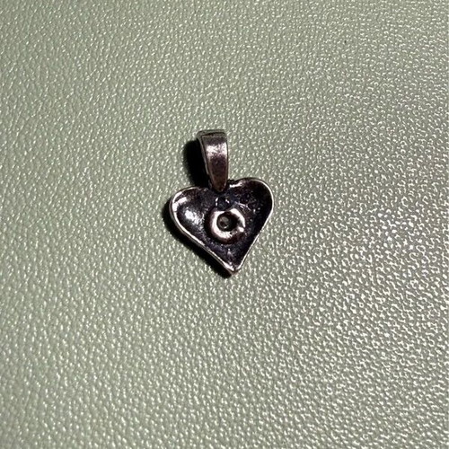 Handmade 925 silver heart pendant like new