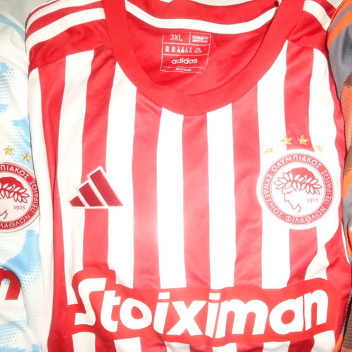 Olympiakos football jerseys 2023-24 Conference League authentic set