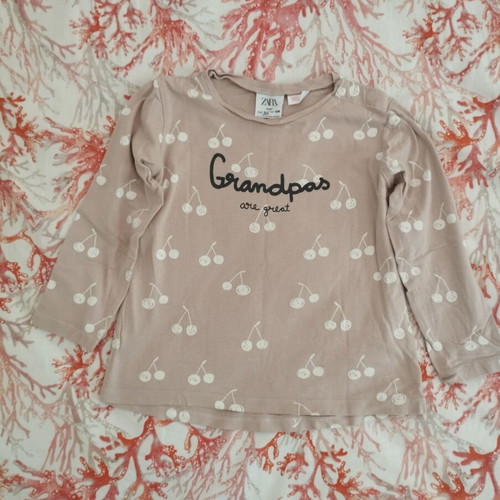 Zara children's long-sleeve shirt like new, size 3-4, 104 cm