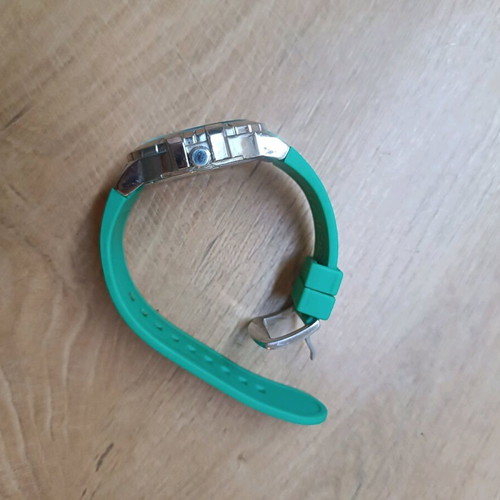 Loisir women's watch used, turquoise rubber strap