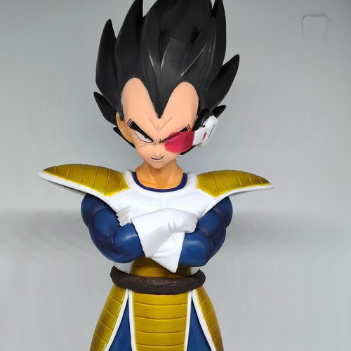 Vegeta Dragon Ball Z figure 24cm with removable Scouter like new