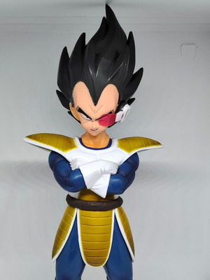 Vegeta Dragon Ball Z figure 24cm with removable Scouter like new