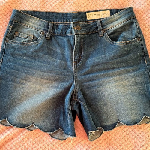 Jean shorts like new, blue, size L