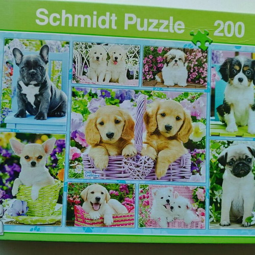 Schmidt Puzzle 56162 Puppies 200 pieces like new
