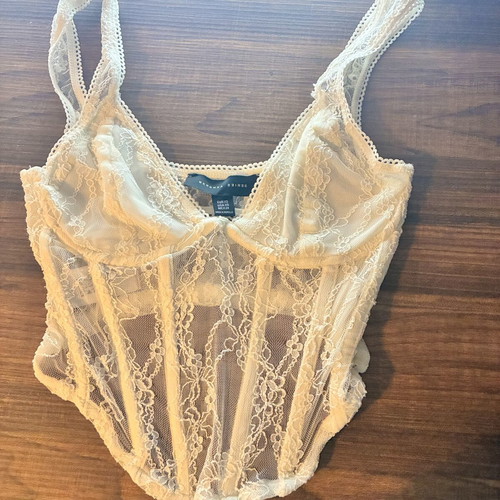 Bershka White Top Size XS New