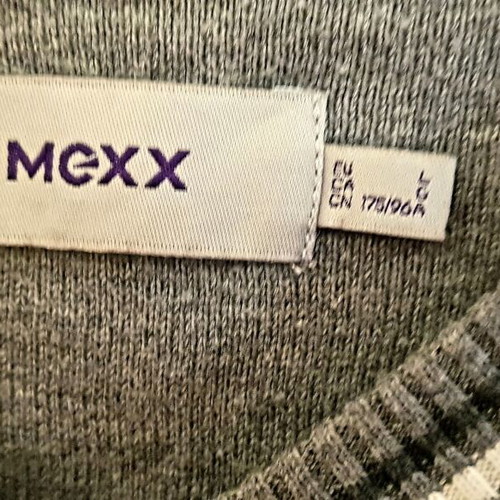 Mexx Fashion men's sweater gray V-neck Large like new