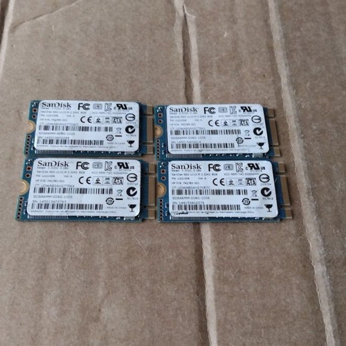 SanDisk SDSA6MM-008G-1006 SSD U110 M.2 2242 8GB SATA 6.0Gb/s pack of 4 like new