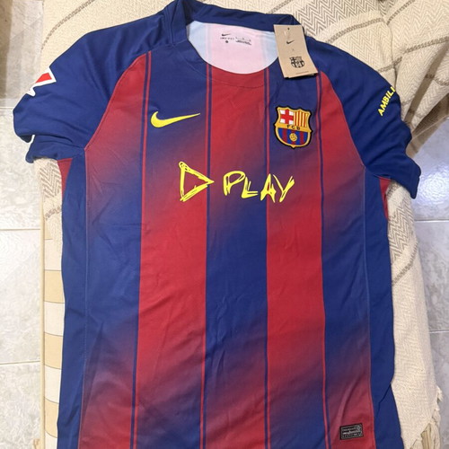 Barcelona jersey new with tags, slim fit Large