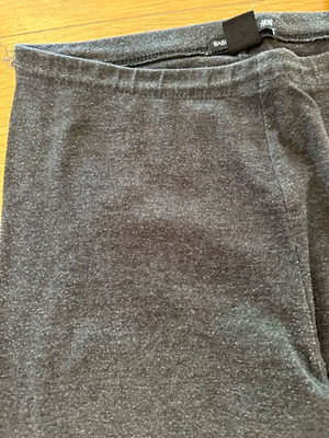Hm leggings gray small used, cotton basic