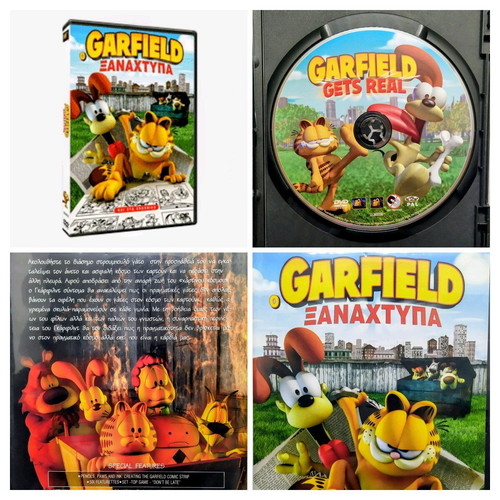DVD Garfield Gets Real like new, dubbed