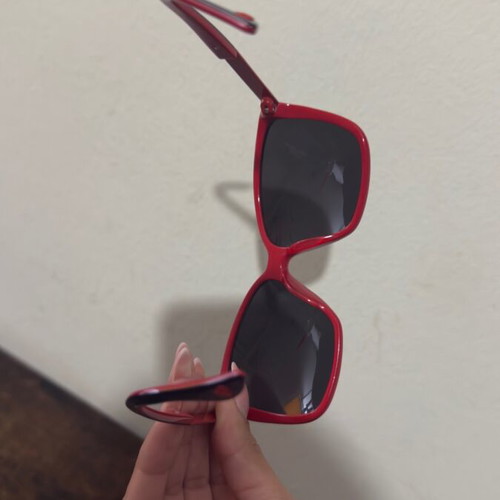Moschino vintage sunglasses like new, black and red