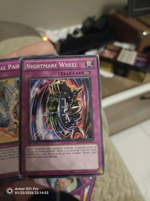 Yu-Gi-Oh Nightmare Wheel card used