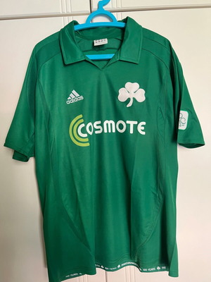 Φανέλα Παναθηναϊκού 100 χρόνων Rukavina 5 μεταχειρισμένη adidas μέγεθος L