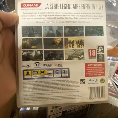 Metal Gear Solid HD Collection PlayStation 3 like new
