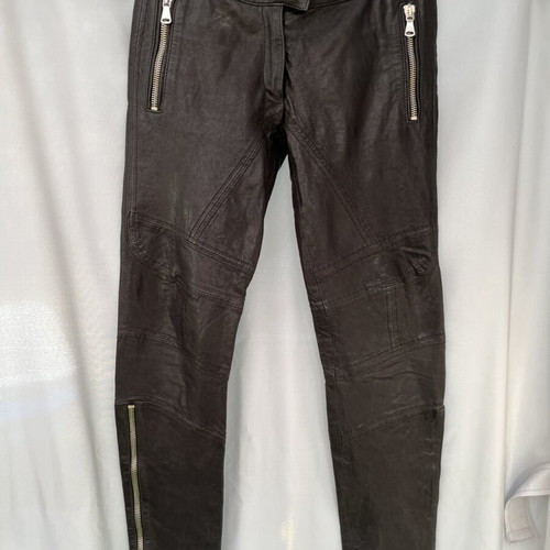Dolce & Gabbana leather pants used, lambskin, size XS/S, black