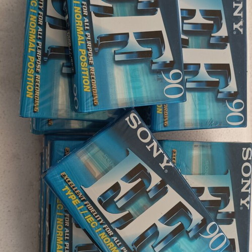 Sony 90-minute audio cassettes, pack of 18, sealed