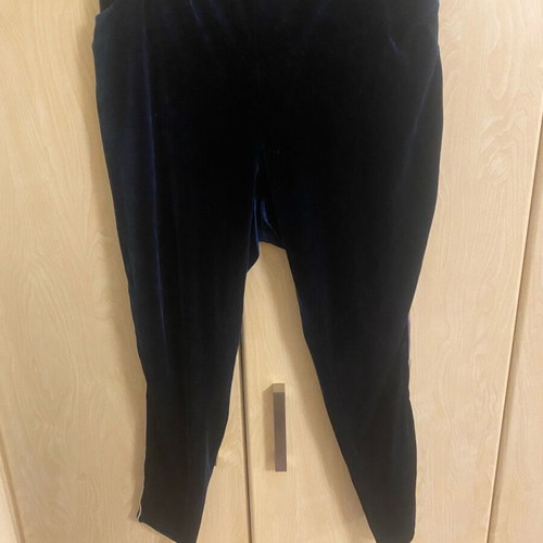 Velvet leggings Shein blue like new size XXXL