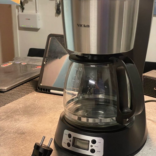 Electronic coffee maker new with clock