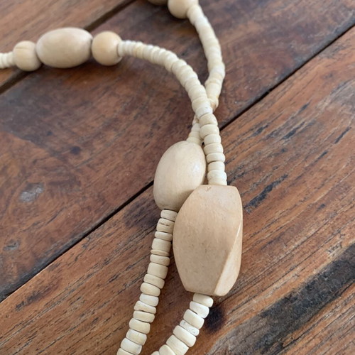 Vinegar Handmade Necklace new, vintage wood
