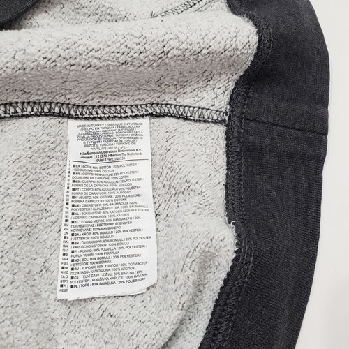 Nike AOP Club Fleece Hoody men's size L like new, gray
