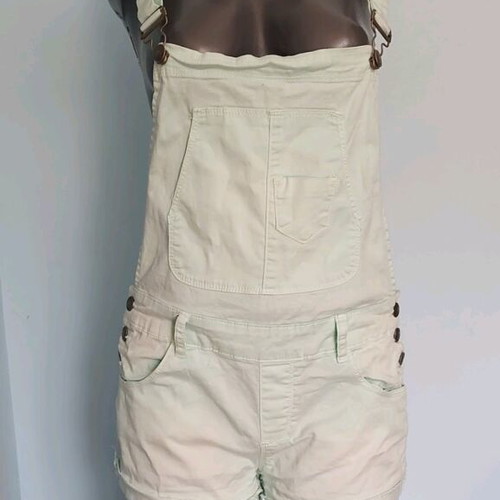 FB sister denim jumpsuit in mint color like new