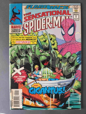 The Sensational Spider-man Flashback -1 comic used