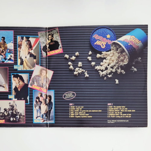 Pop Korn Hits vinyl LP near mint, Greek 1986 compilation