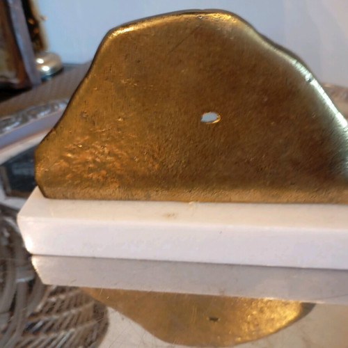 Vintage bronze decoration on marble used, heavy