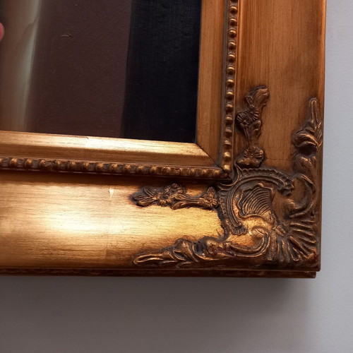 Classic oil painting Still Life with gold carved frame, like new