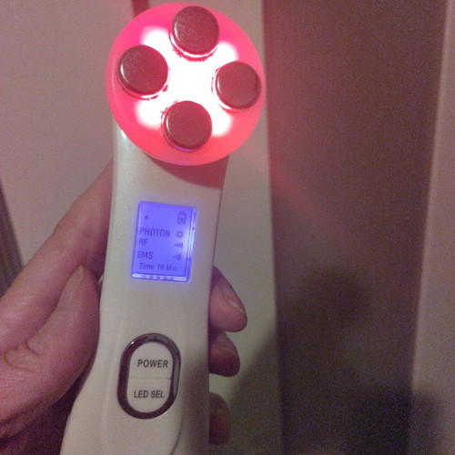 Ultrasonic anti-aging device new with phototherapy