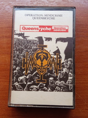 Queensryche Operation Mindcrime audio tape used, 1980s collectible