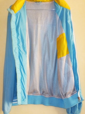 Ανδρικό αντιανεμικό μπουφάν σαν καινούργιο, μέγεθος L, γαλάζιο