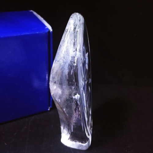 Celia paperweight handmade Maleras full lead crystal new