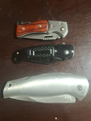 Knives like new, pack of 3 pieces