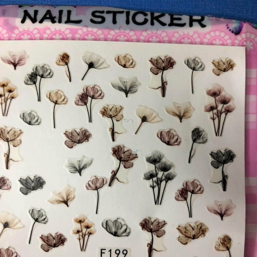 3D Nail Stickers like new