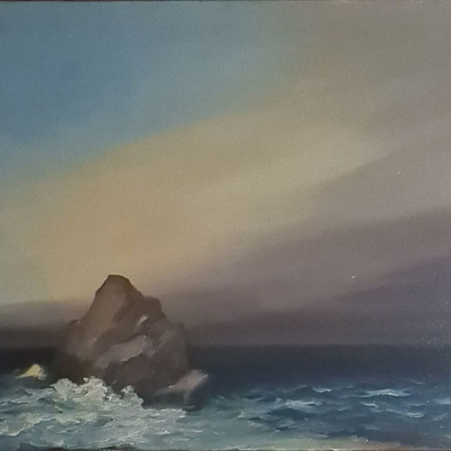 Oil painting on canvas by Fragkiskos Kappos like new