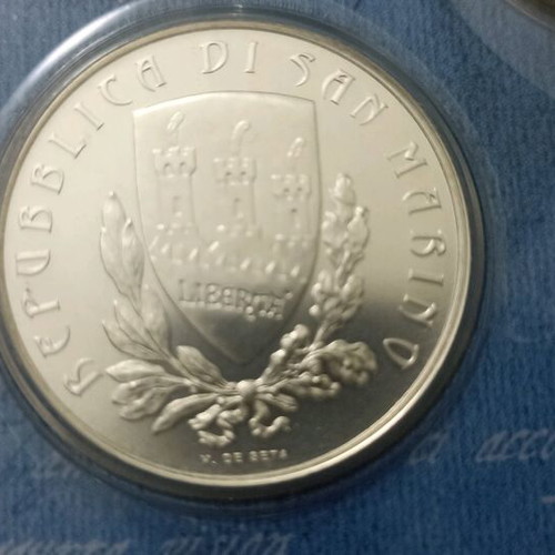 San Marino 2012 coin set 8 euros and silver commemorative 5€ Giovanni Pascoli blister new