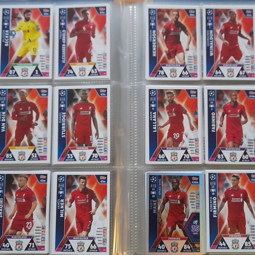 Champions League 2018-2019 Match Attax album with 424/443 cards like new
