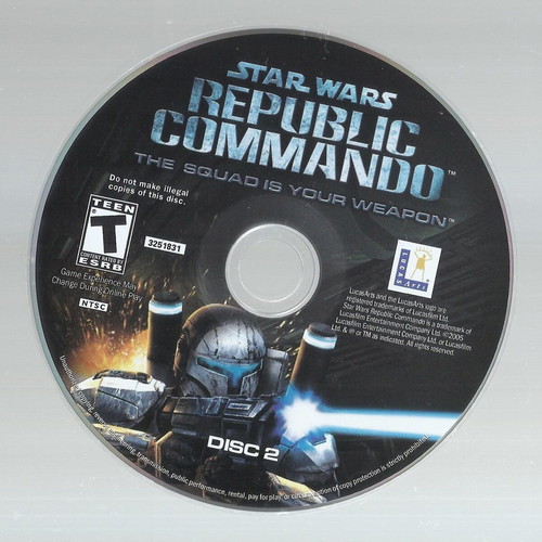 Star Wars Republic Commando PC CD-Rom game like new