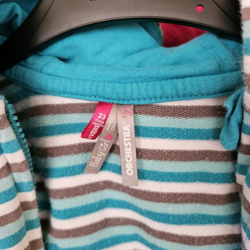 Girls' sweatshirt jacket 86cm like new