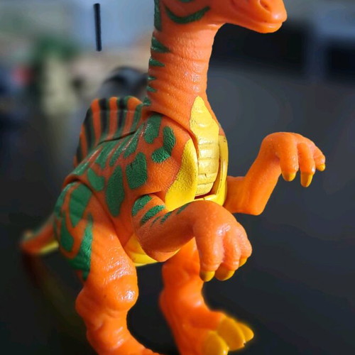 Parasaurolophus dinosaur collectible used, Kenner 1997