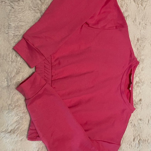 Morena Spain cropped blouse new, pink, size XS
