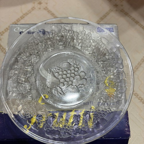 Classic glass cake plates, new
